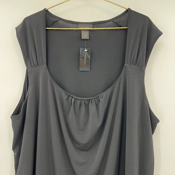 Lane Bryant lb Maternity Black Top NWT - Picture 3 of 5